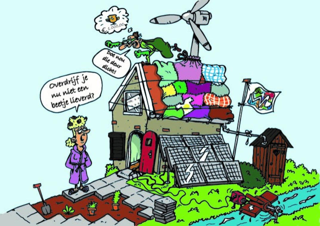 Illustratieve afbeelding van duurzame ideeën