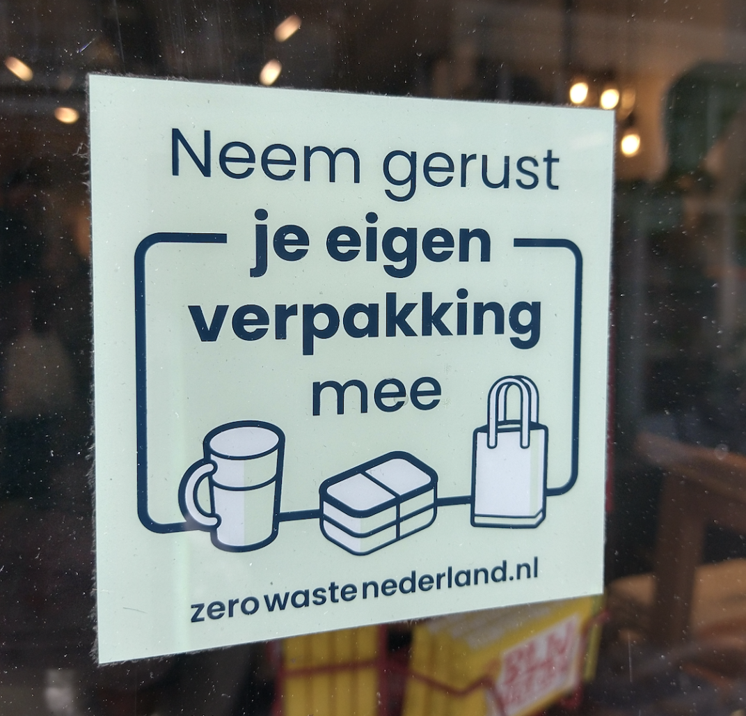 Zero Waste Raamsticker
